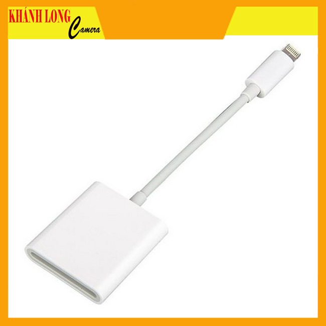 Đầu đọc thẻ USB Lightning cho thẻ nhớ SD | Khánh Long Camera