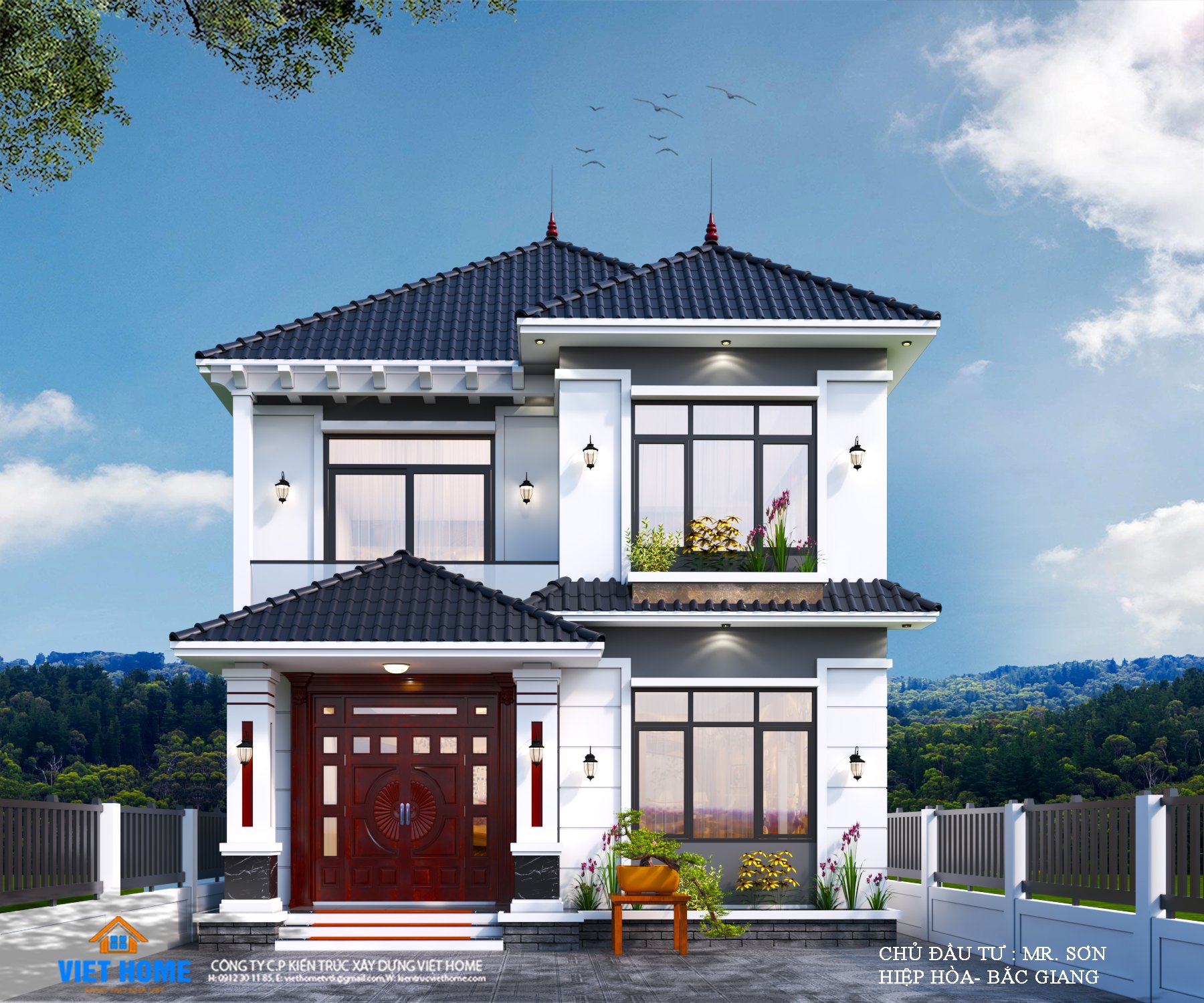 Top 100+ màu sơn nhà 2 tầng đẹp hay nhất - Tin học Đông Hòa