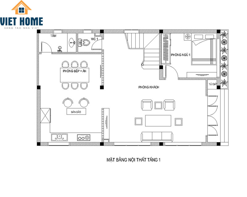thiết kế nhà phố anh đình bảng
