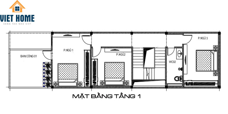 mẫu thiết kế nhà mặt phố đơn giản