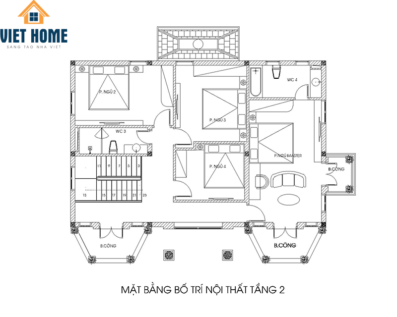 thiết kế nhà anh Hà