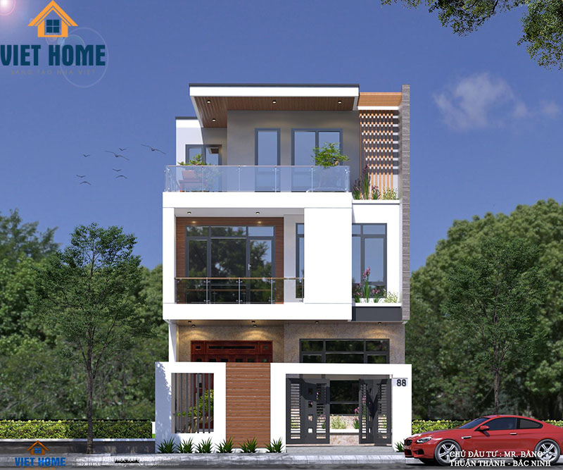 thiết kế nhà phố anh đình bảng