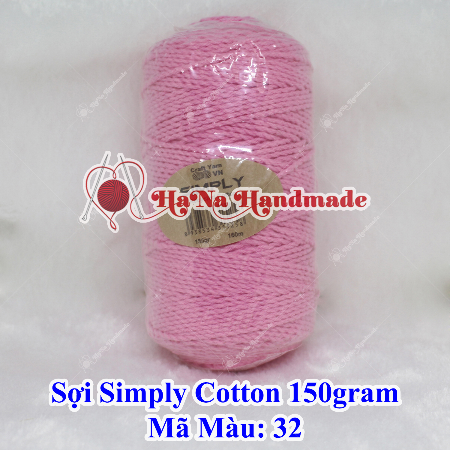 Sợi simply cotton 30k/cuộn/150gram