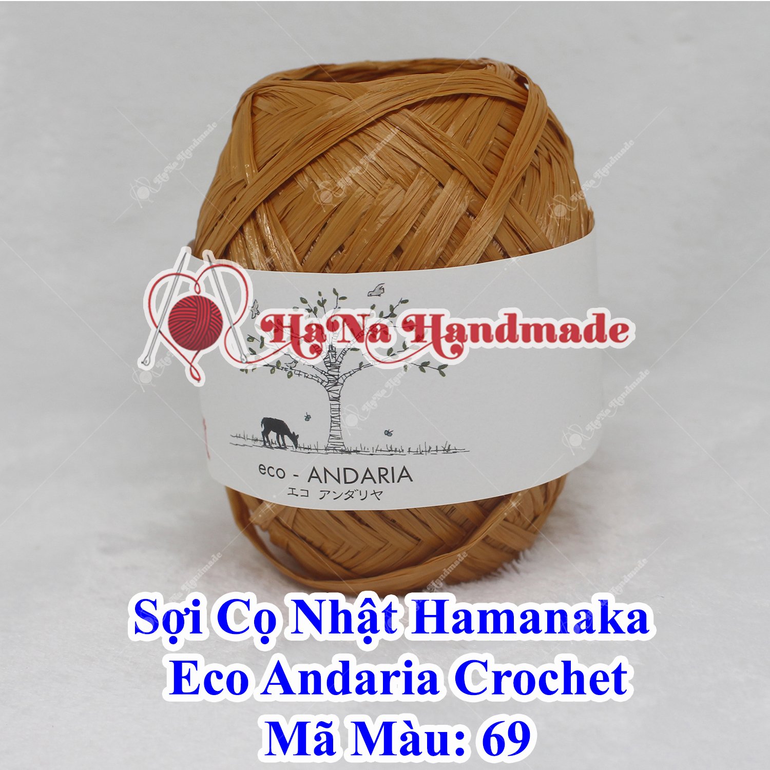 Sợi cọ Nhật Hamanaka 40g/ cuộn 80 mét