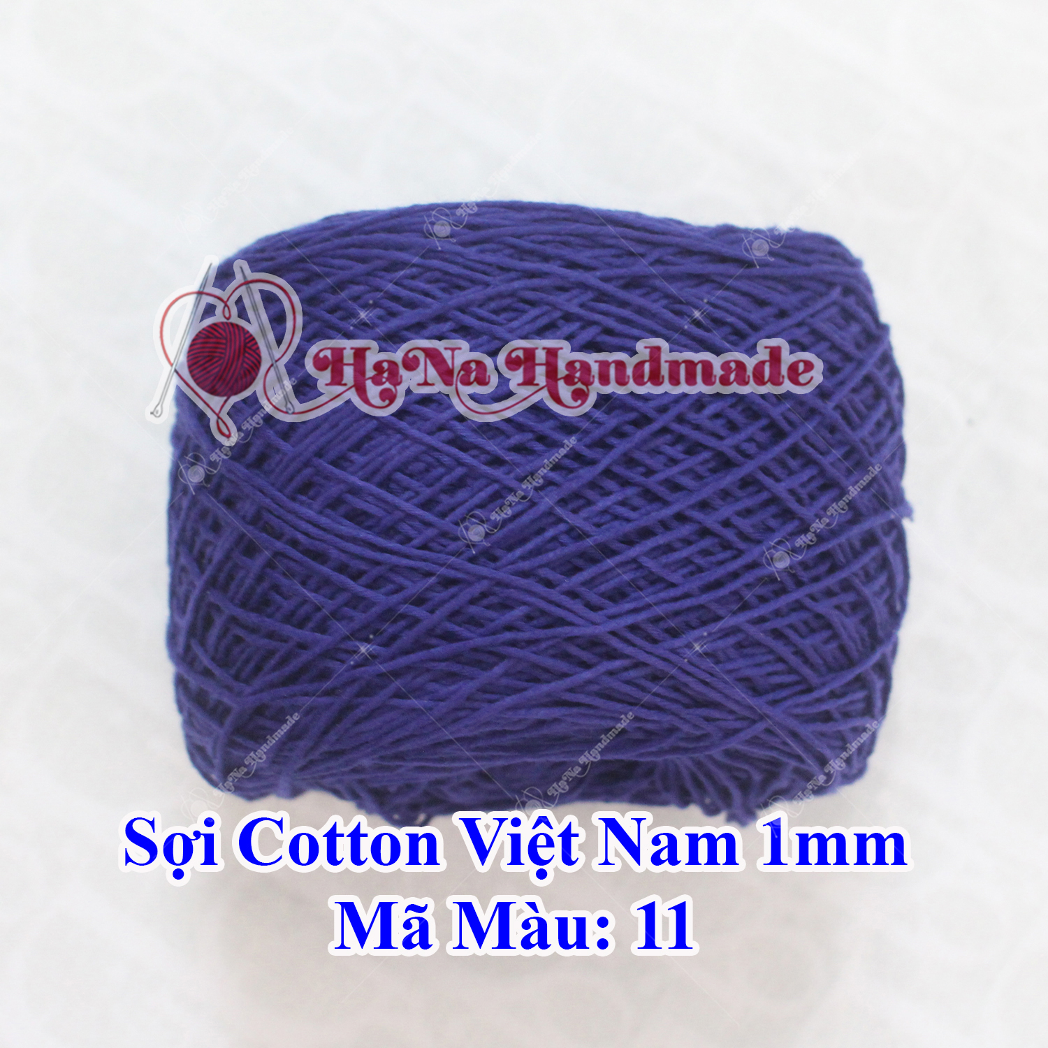 Sợi cotton Việt Nam (1mm) - màu trơn 01-46