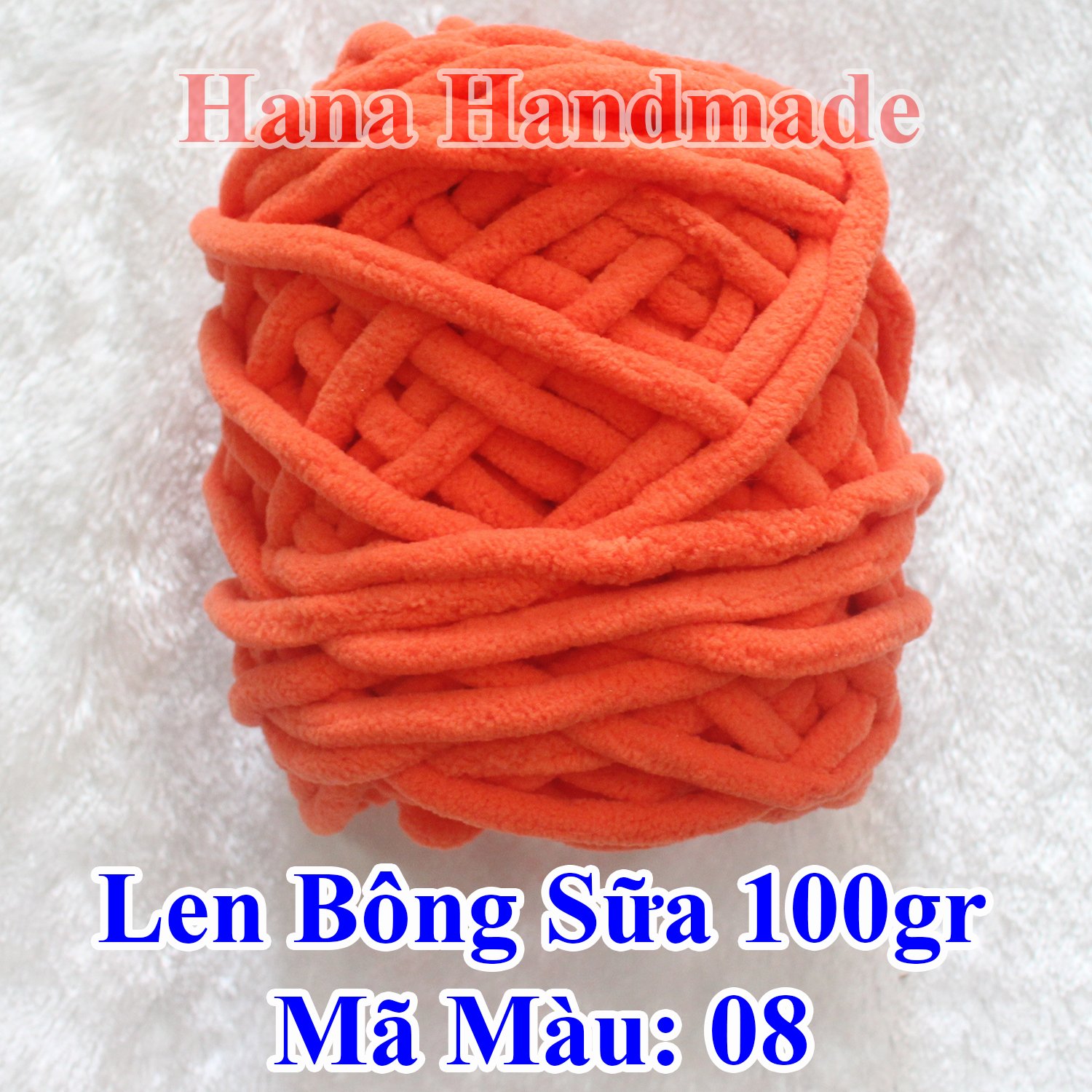 Len Bông Sữa / Len nhung đũa 90-95g (25k/cuộn)
