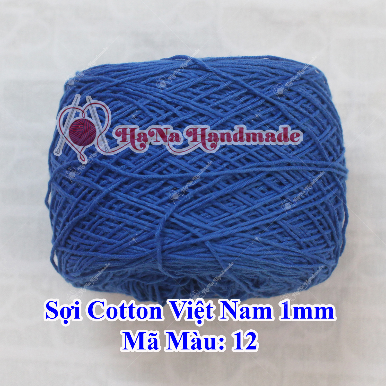 Sợi cotton Việt Nam (1mm) - màu trơn 01-46