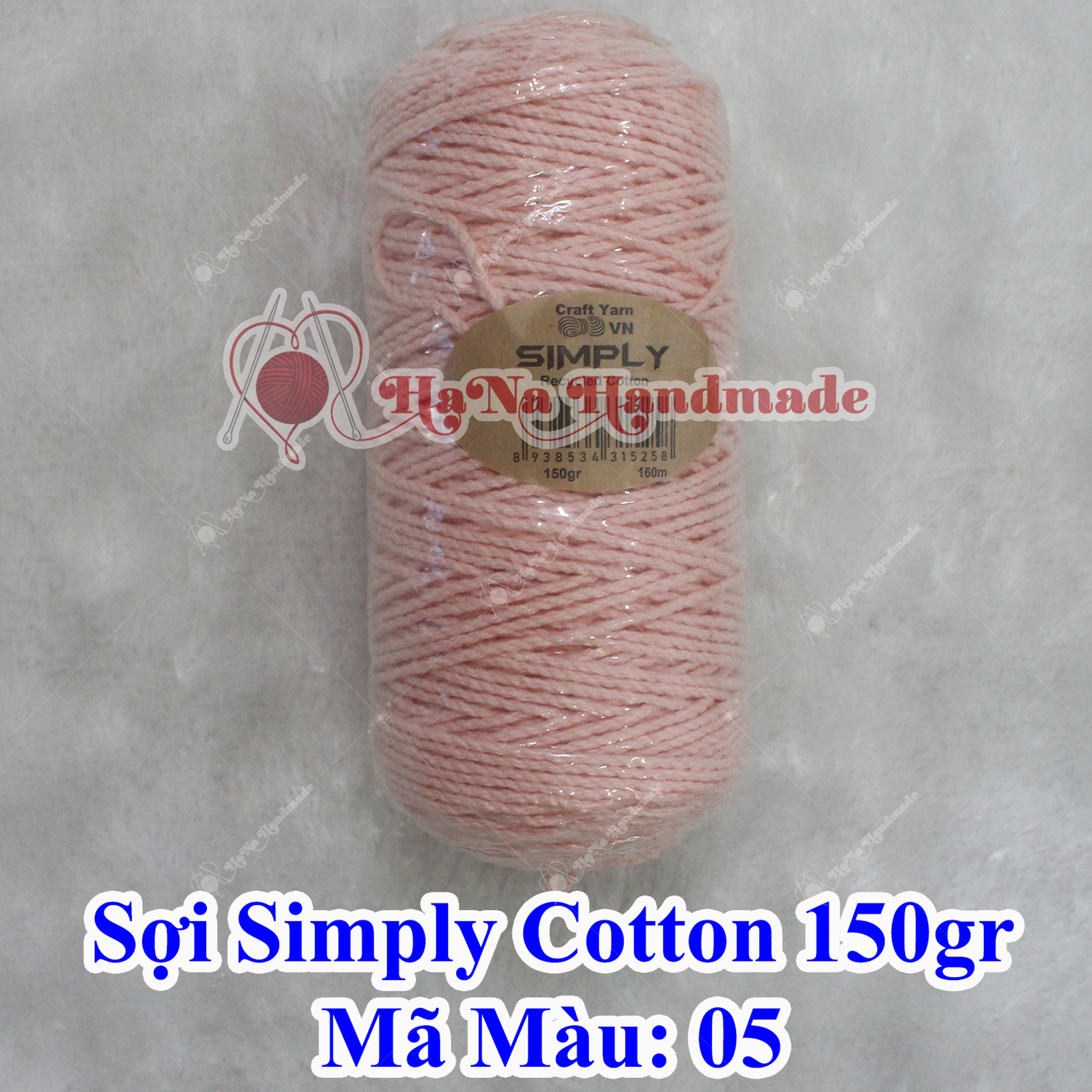Sợi simply cotton 30k/cuộn/150gram