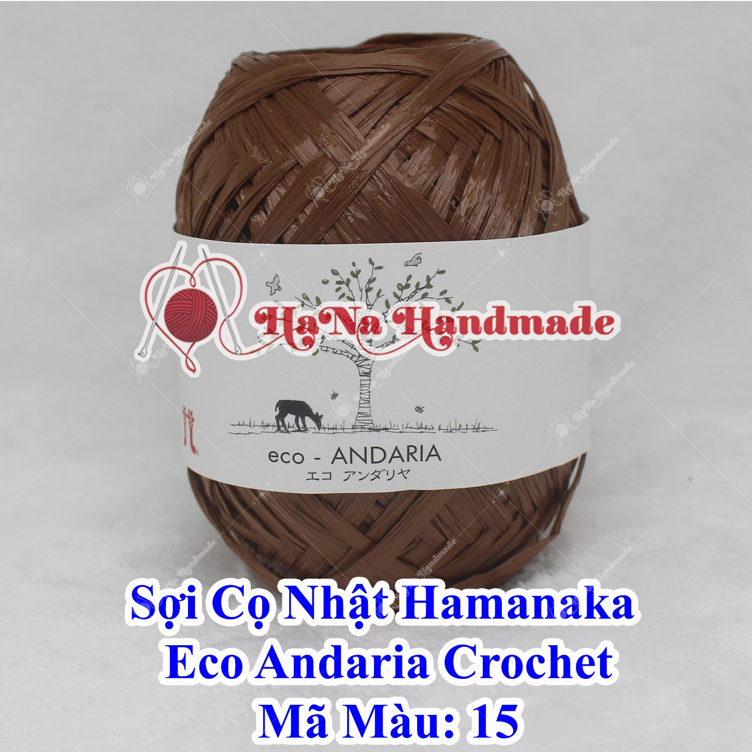 Sợi cọ Nhật Hamanaka 40g/ cuộn 80 mét