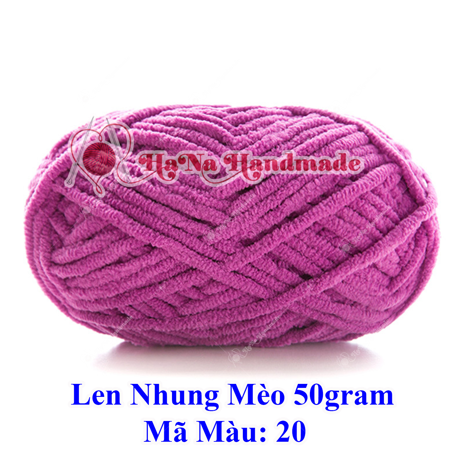 Len nhung mèo 3.5mm cuộn 50gram