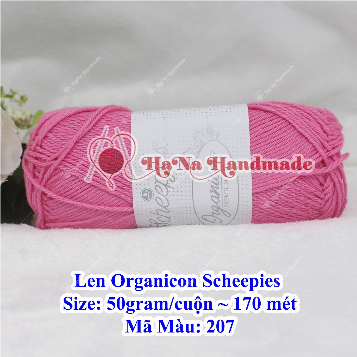 Len Organicon Scheepies 50g/c ~ 170 mét