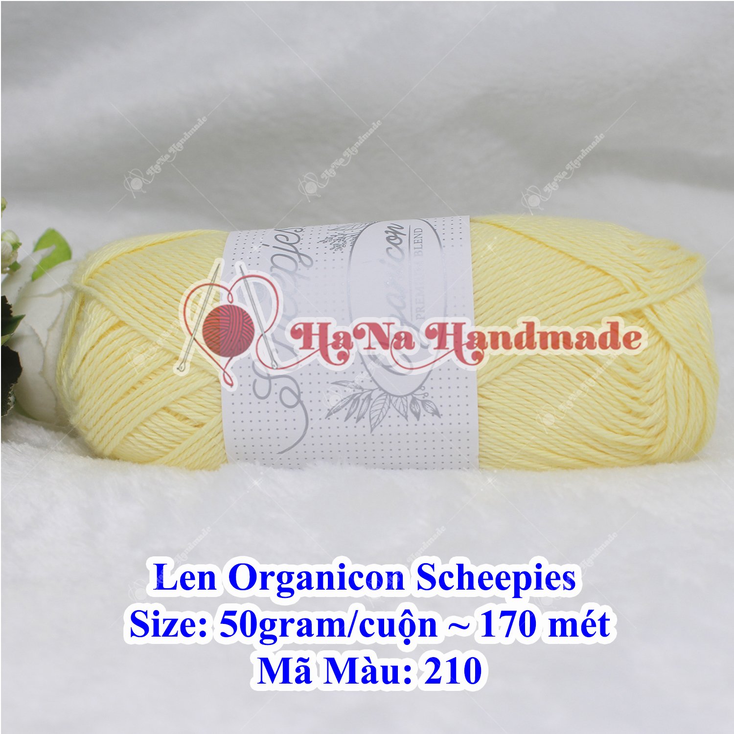 Len Organicon Scheepies 50g/c ~ 170 mét