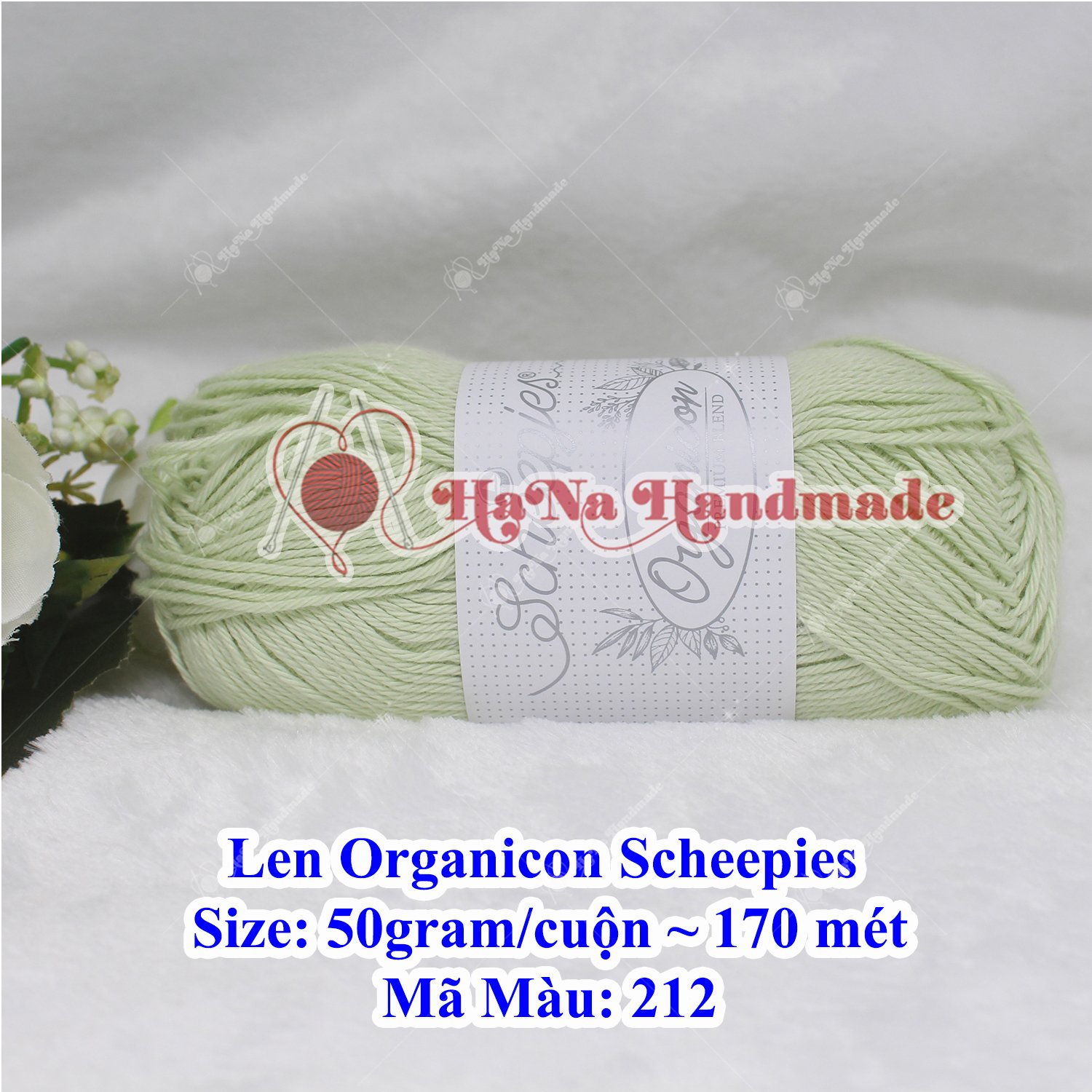 Len Organicon Scheepies 50g/c ~ 170 mét