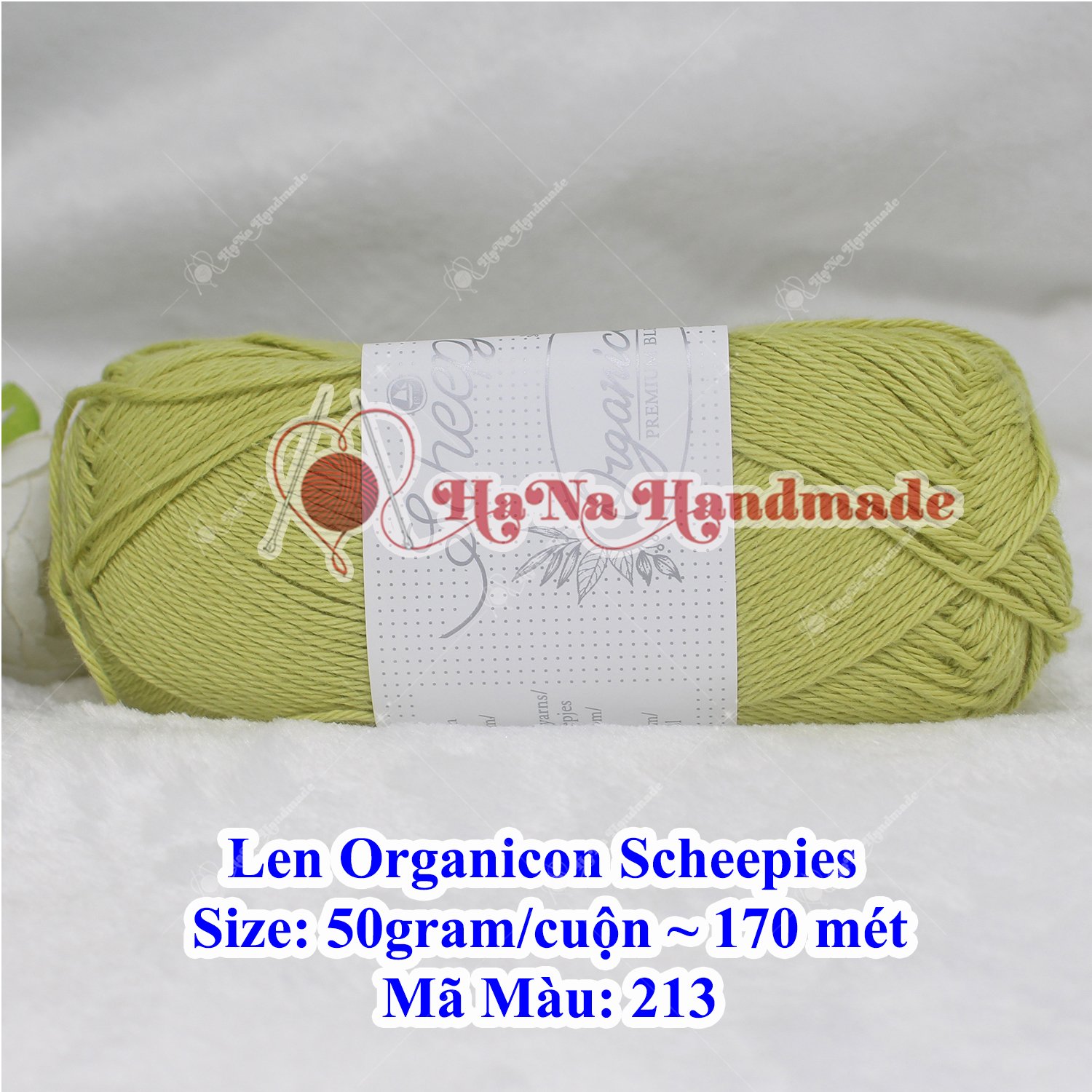 Len Organicon Scheepies 50g/c ~ 170 mét