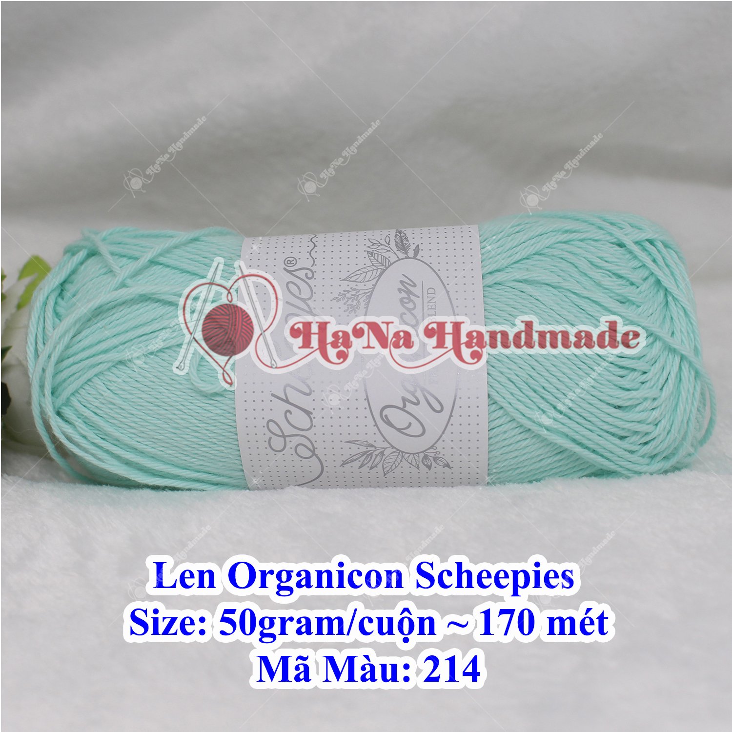 Len Organicon Scheepies 50g/c ~ 170 mét