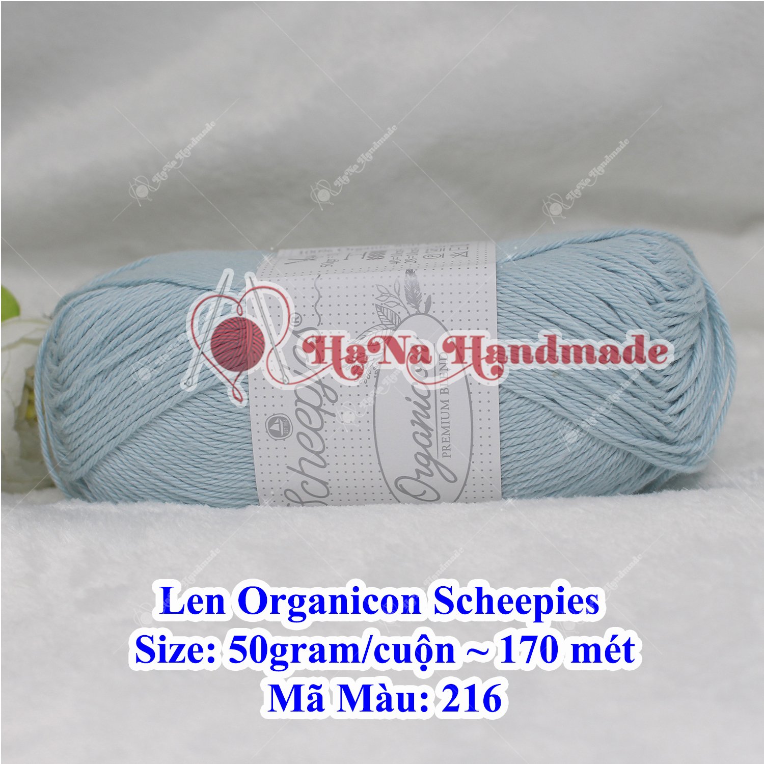Len Organicon Scheepies 50g/c ~ 170 mét