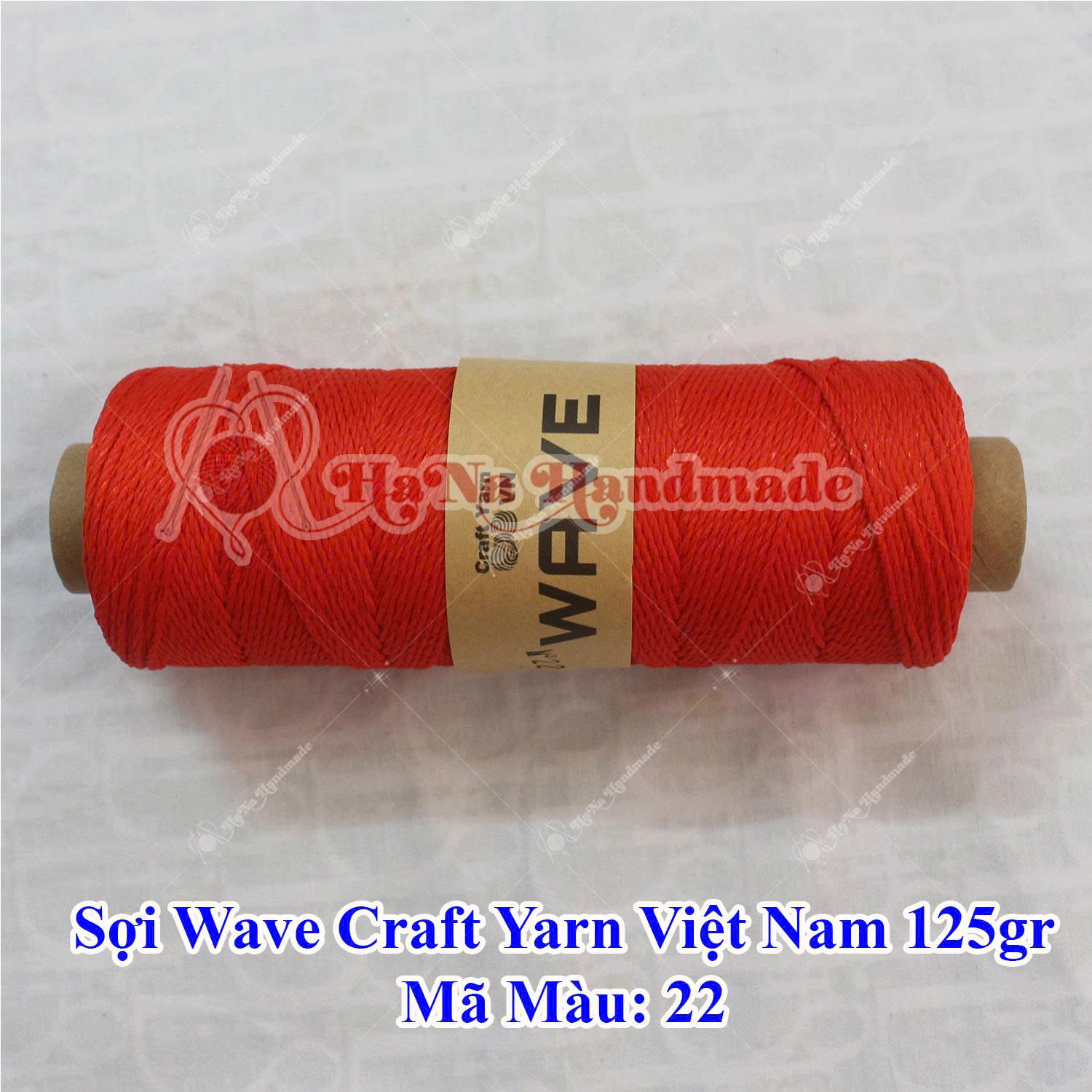 Sợi Wave Craft Yarn Việt Nam 125g móc túi mũ
