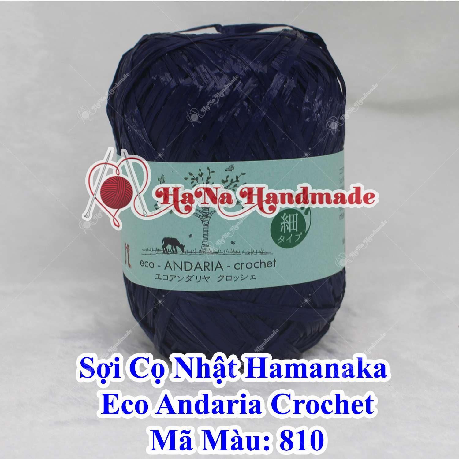Sợi Cọ Nhật Hamanaka Eco Andaria Crochet