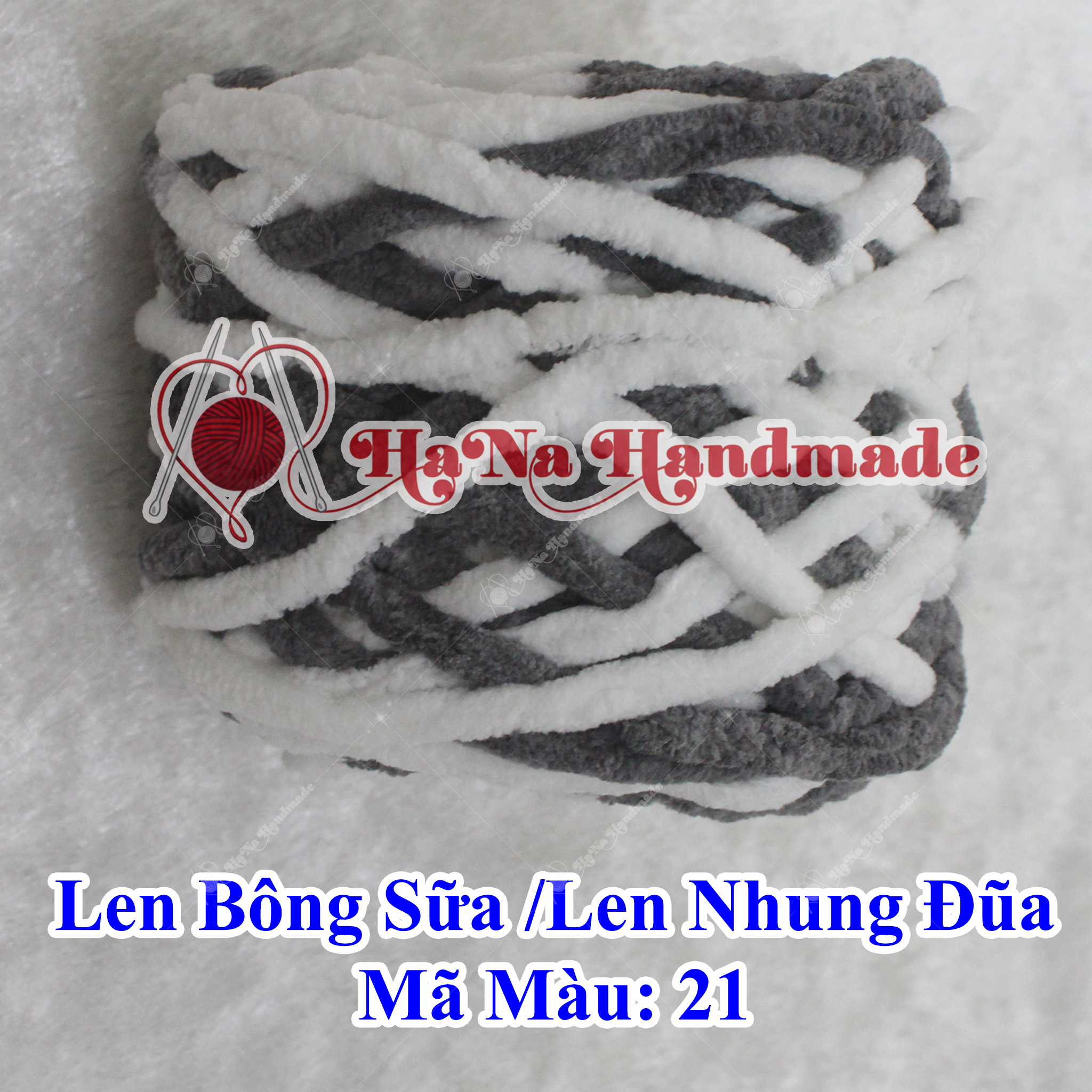Len Bông Sữa / Len nhung đũa 90-95g (25k/cuộn)