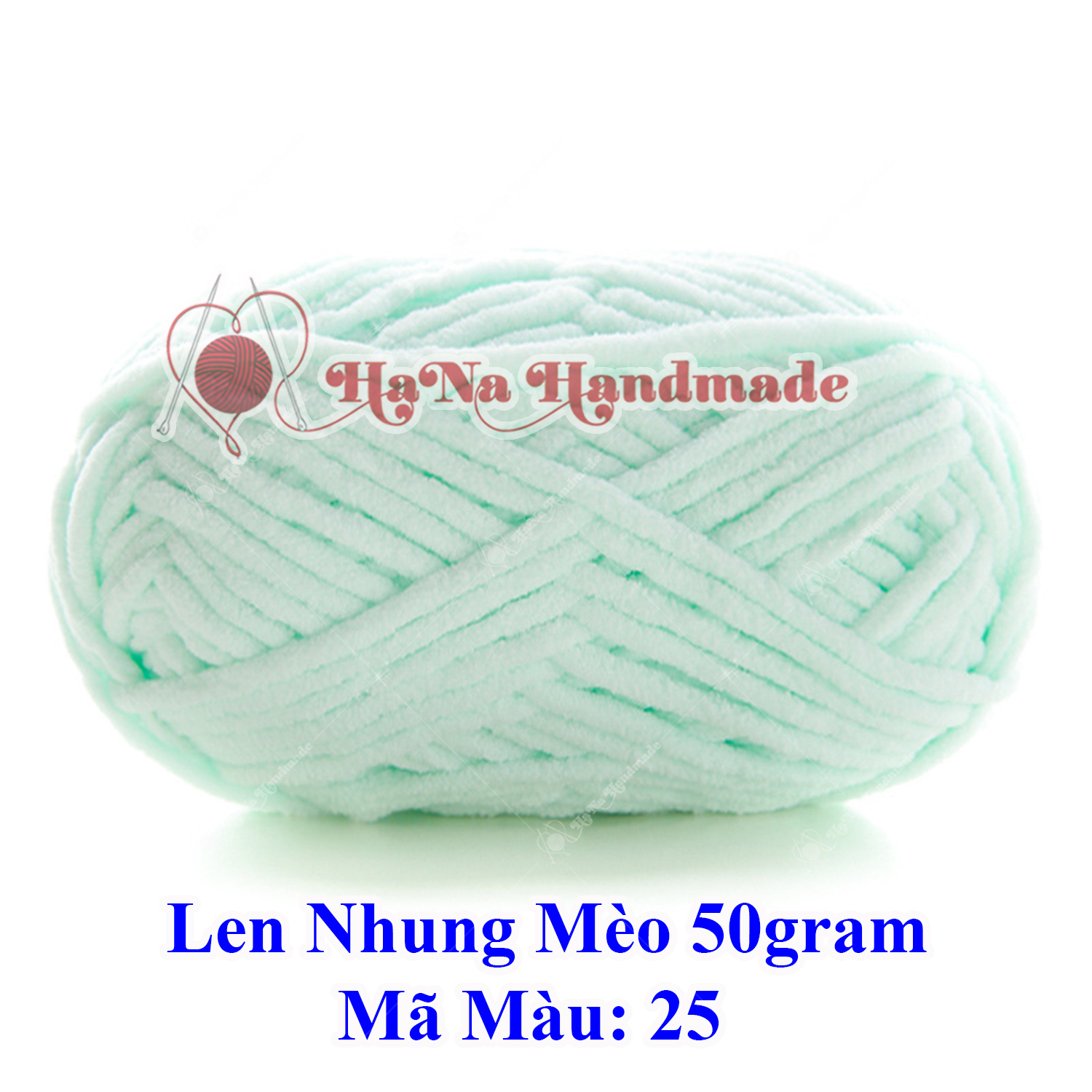 Len nhung mèo 3.5mm cuộn 50gram