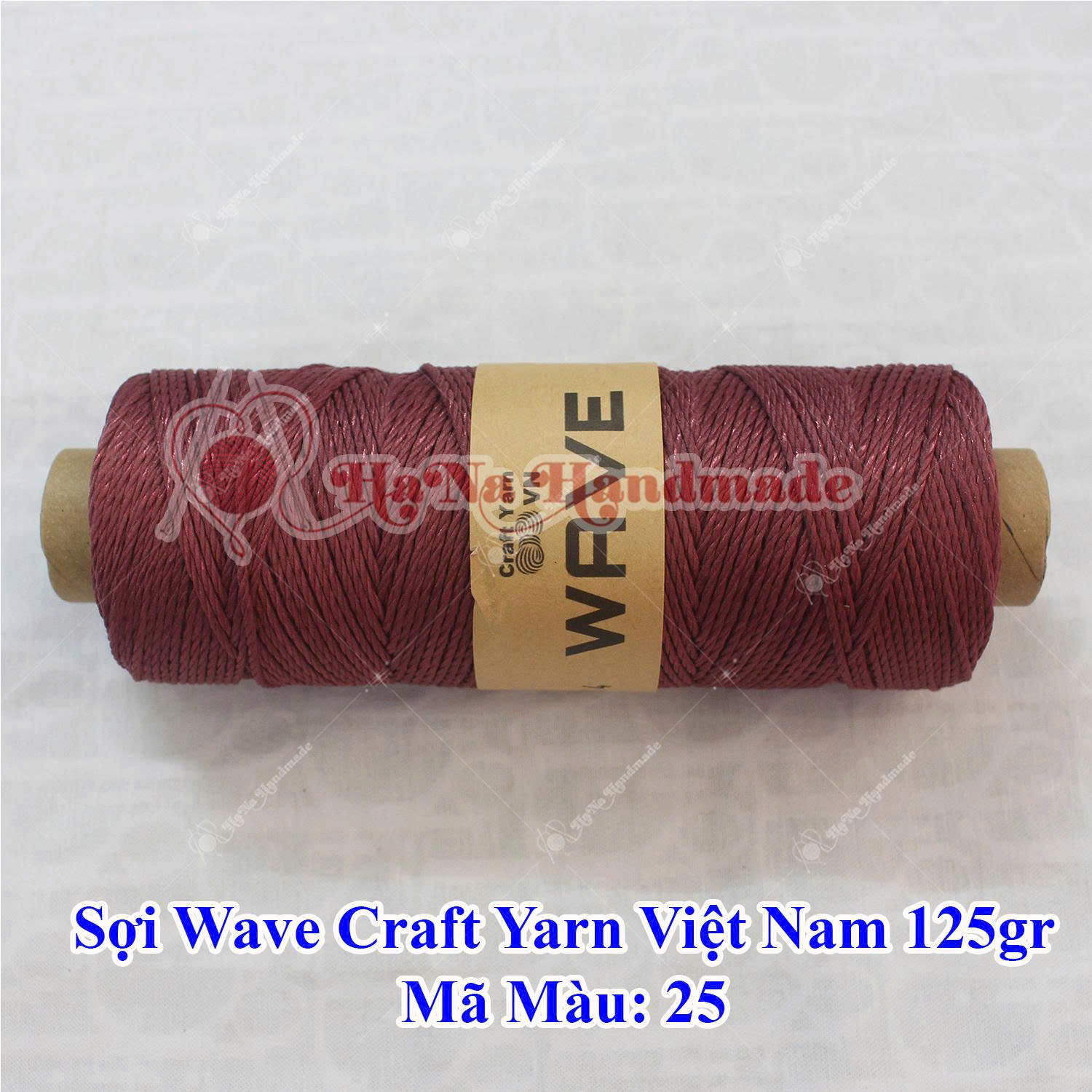Sợi Wave Craft Yarn Việt Nam 125g móc túi mũ