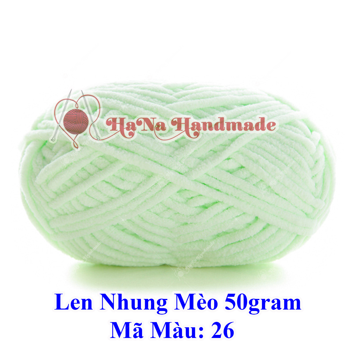 Len nhung mèo 3.5mm cuộn 50gram