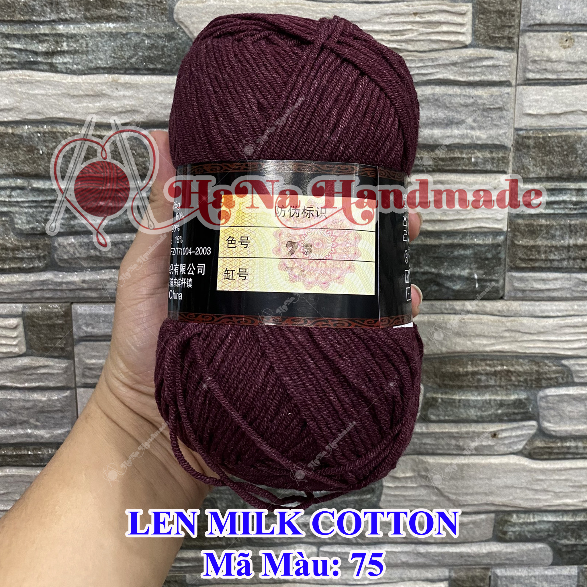 Len Milk Cotton Loại 1 (màu 51-103)