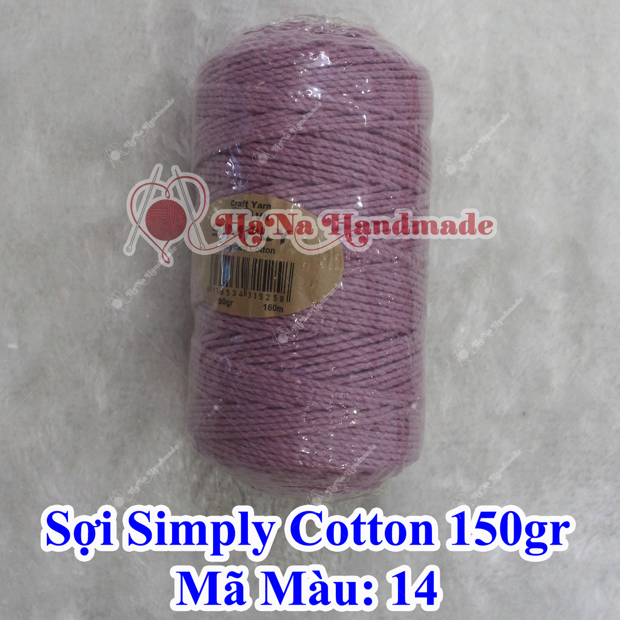 Sợi simply cotton 30k/cuộn/150gram