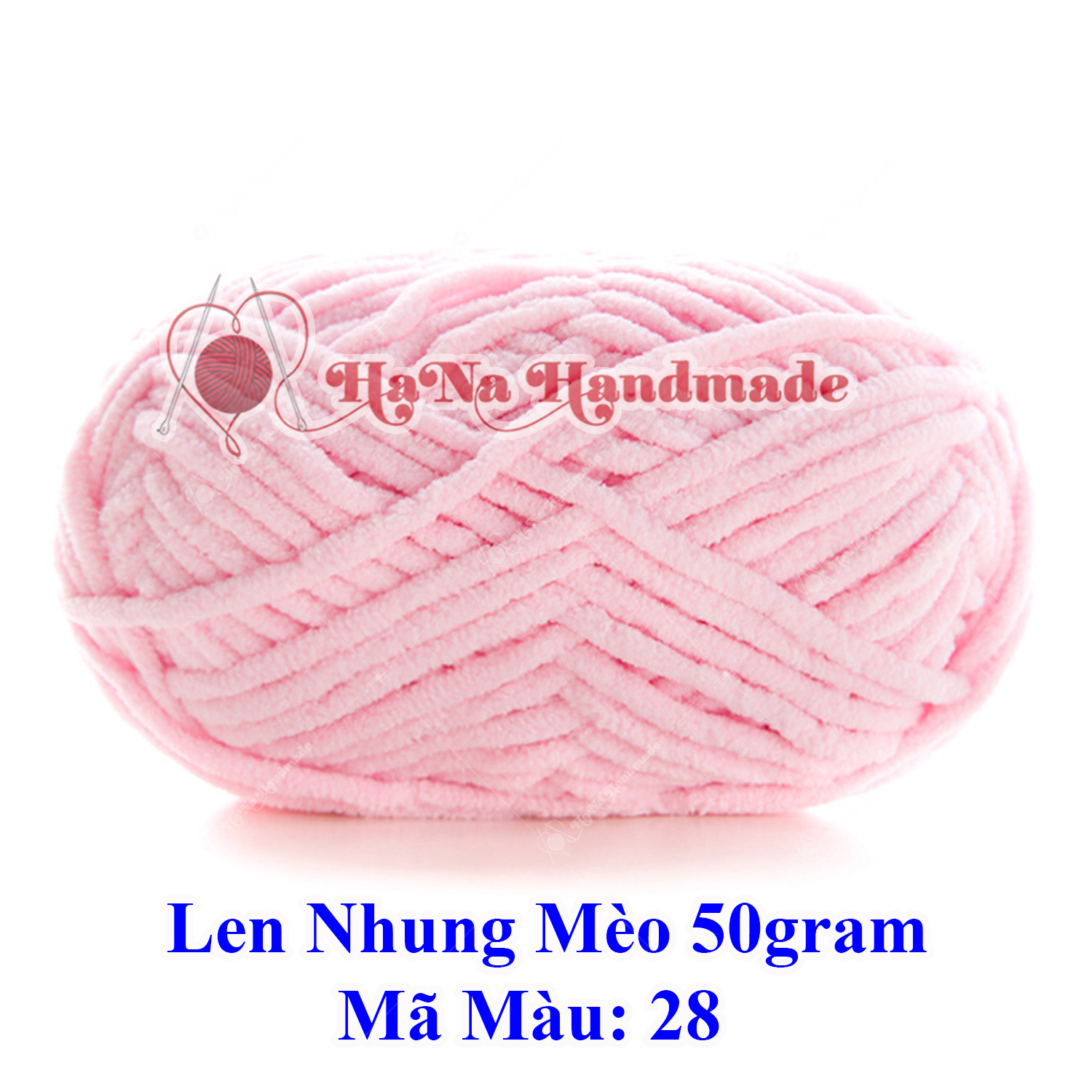 Len nhung mèo 3.5mm cuộn 50gram