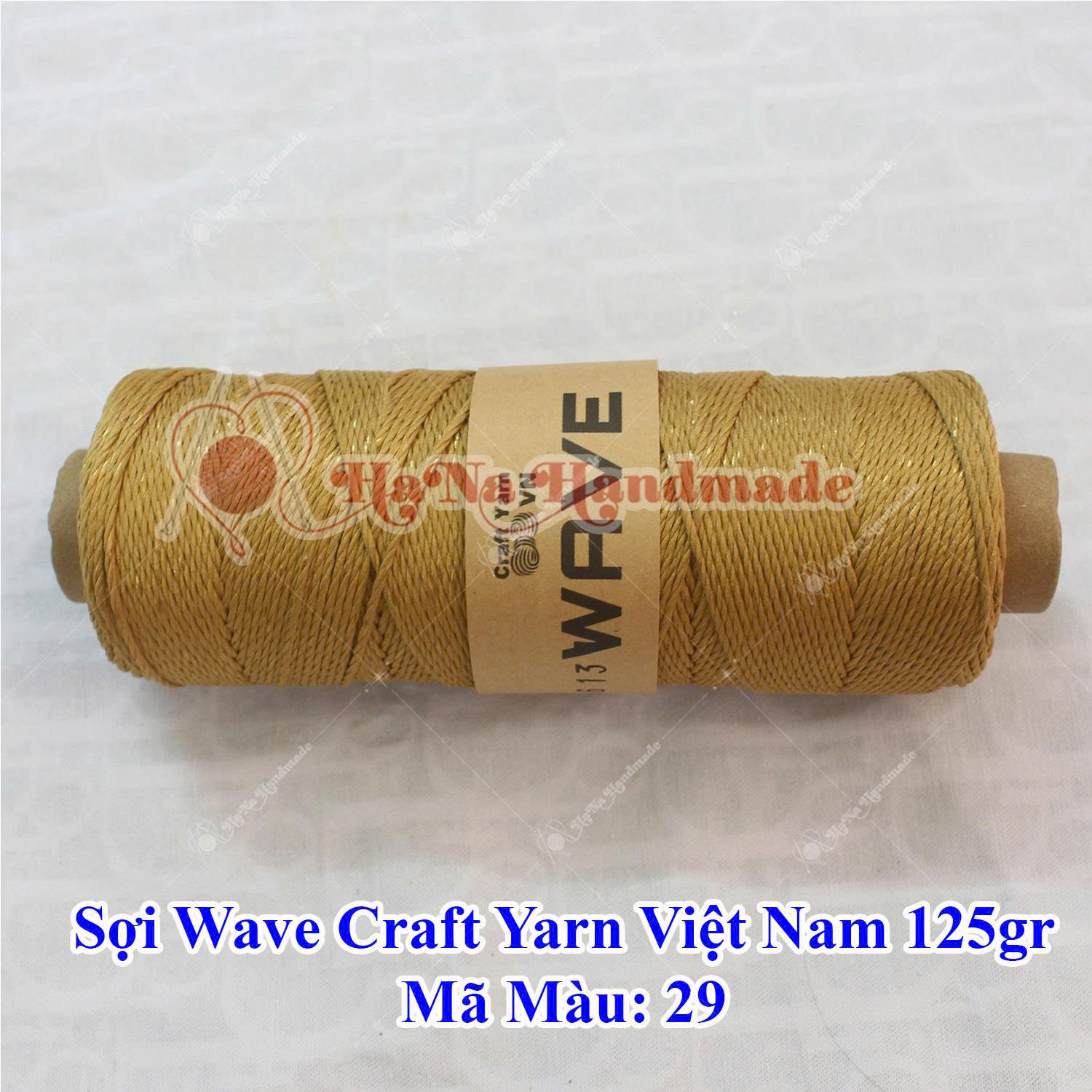 Sợi Wave Craft Yarn Việt Nam 125g móc túi mũ