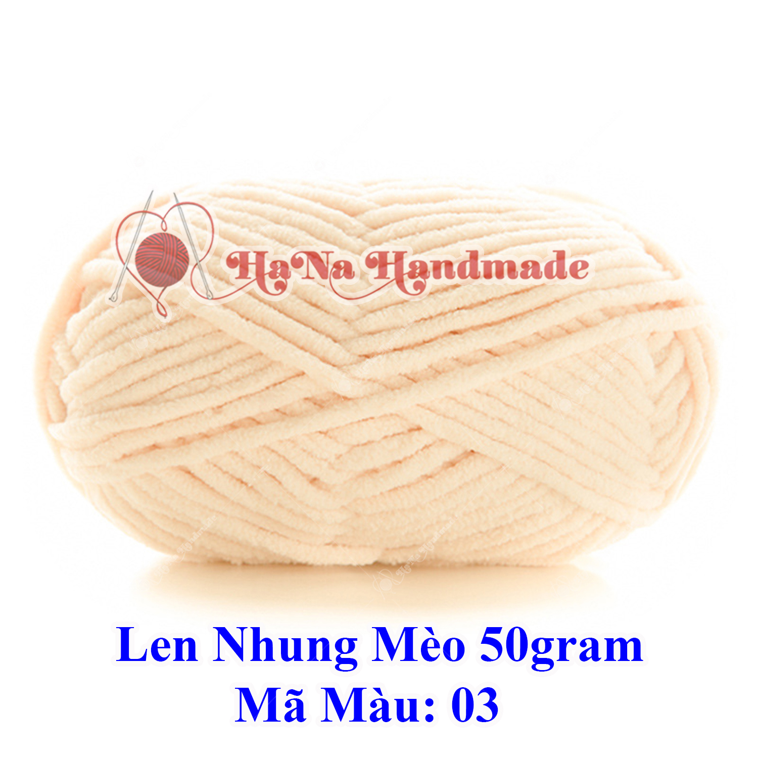 Len nhung mèo 3.5mm cuộn 50gram