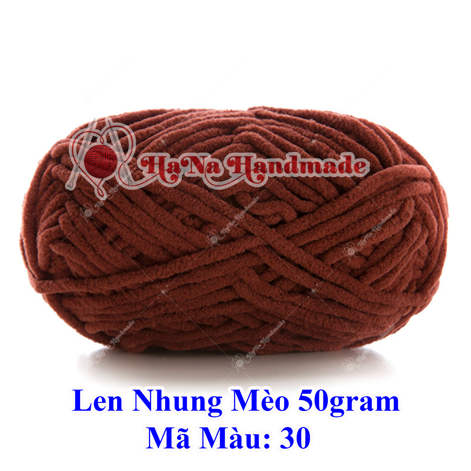 Len nhung mèo 3.5mm cuộn 50gram
