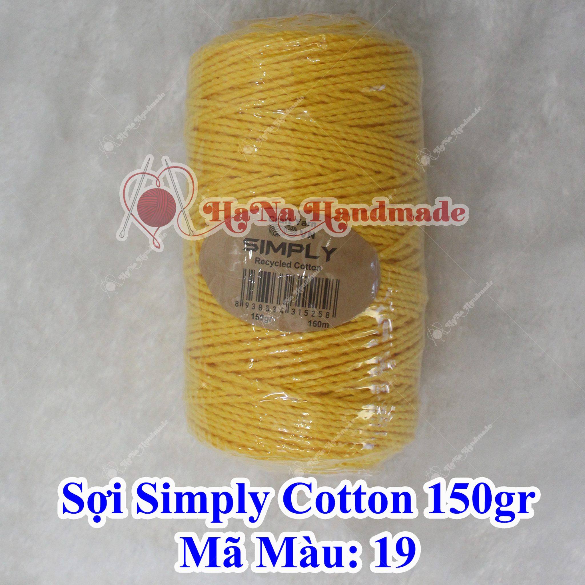 Sợi simply cotton 30k/cuộn/150gram