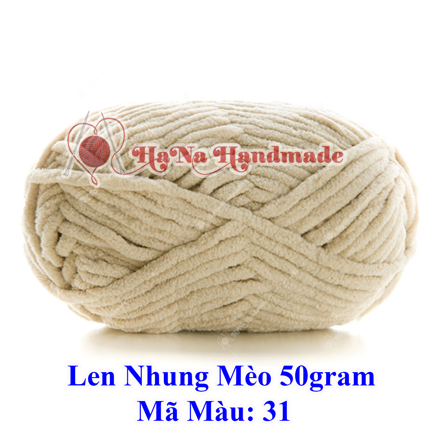Len nhung mèo 3.5mm cuộn 50gram