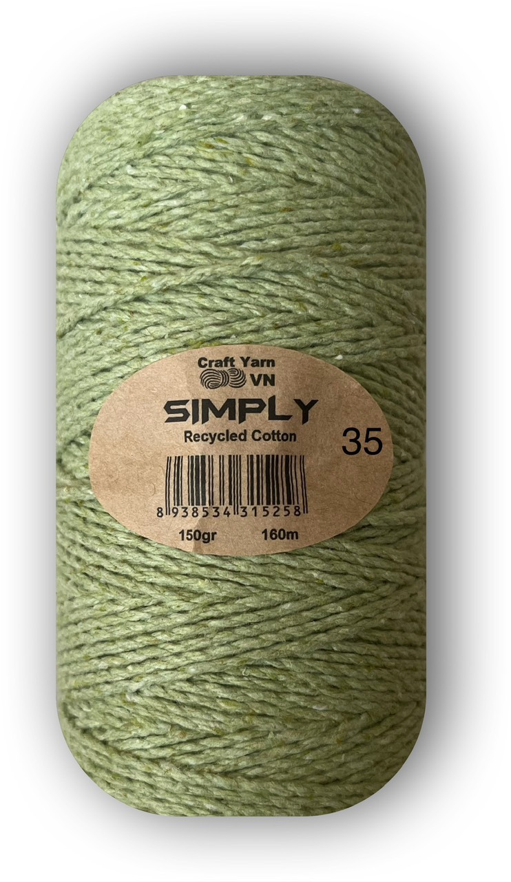 Sợi simply cotton 30k/cuộn/150gram