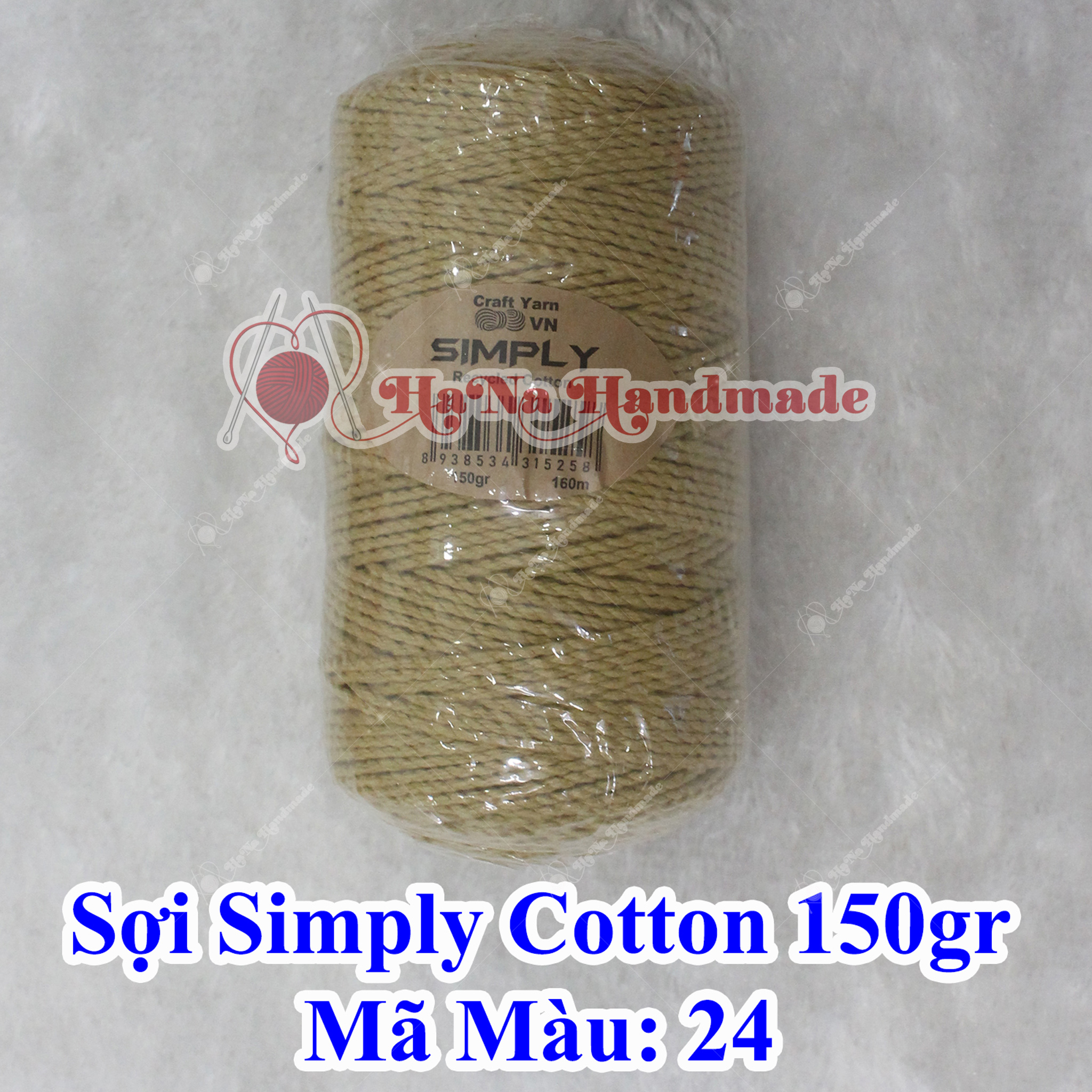 Sợi simply cotton 30k/cuộn/150gram