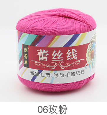 Len cotton 100% (chỉ cotton móc áo )