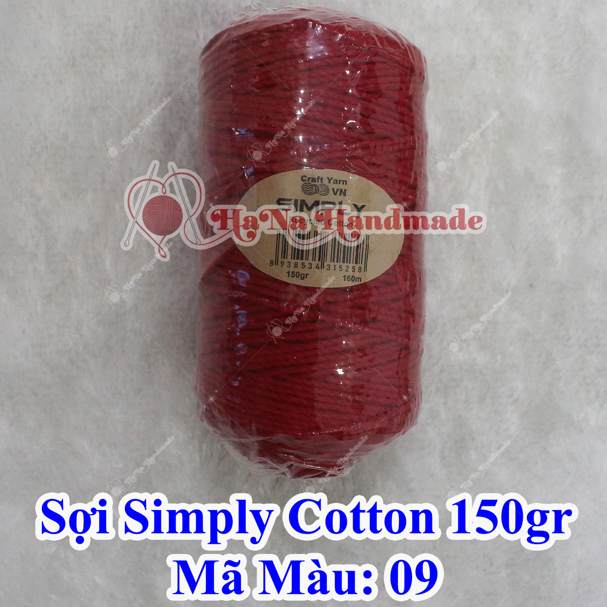 Sợi simply cotton 30k/cuộn/150gram