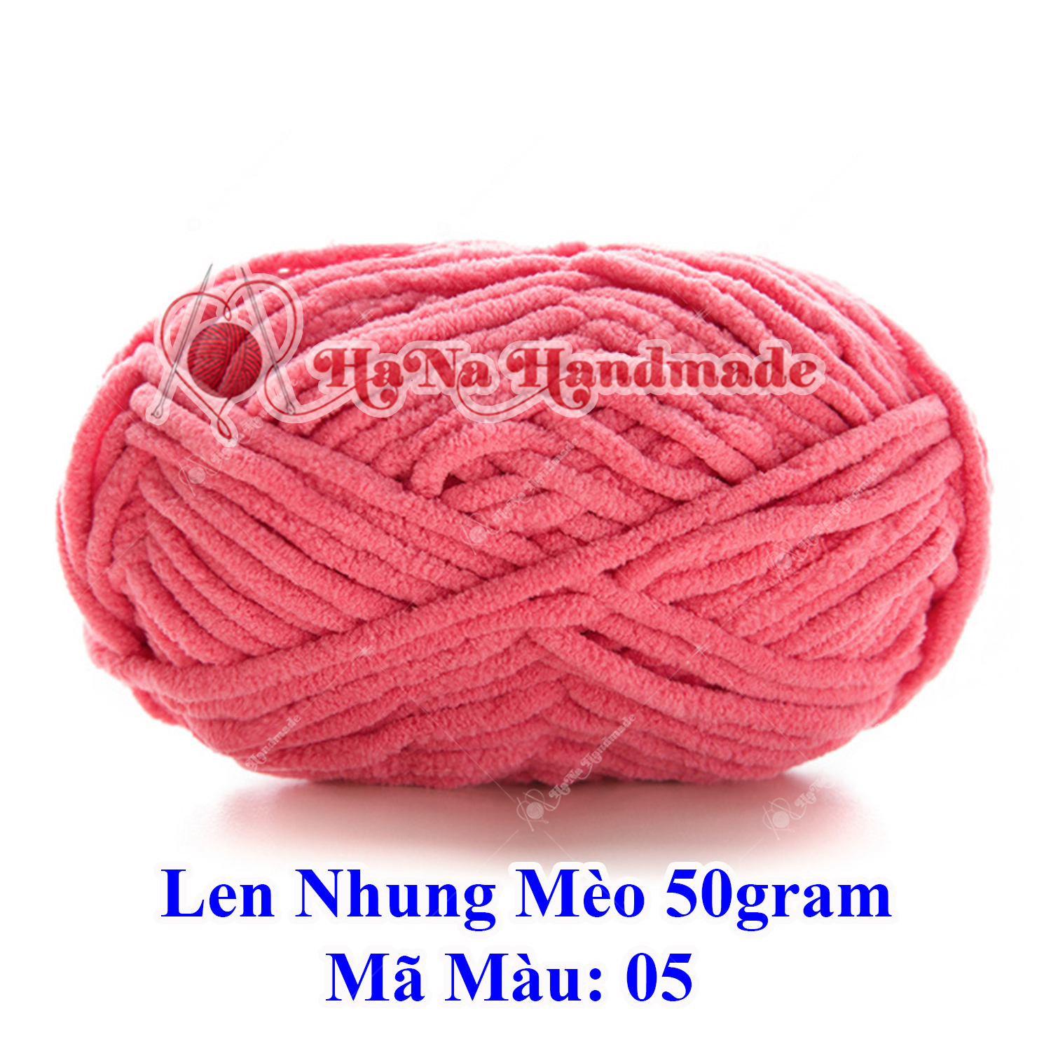 Len nhung mèo 3.5mm cuộn 50gram