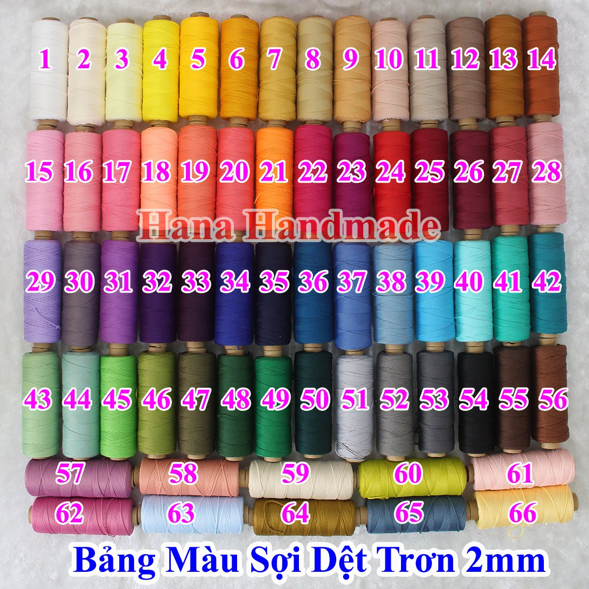 Sợi dệt trơn màu