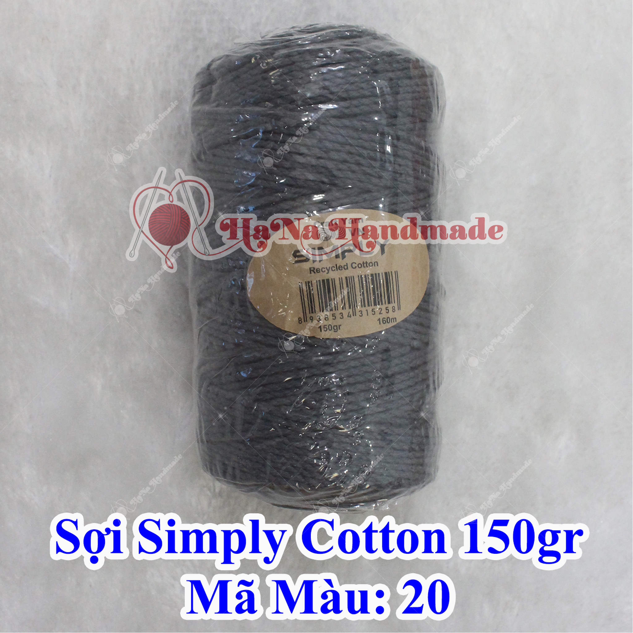 Sợi simply cotton 30k/cuộn/150gram