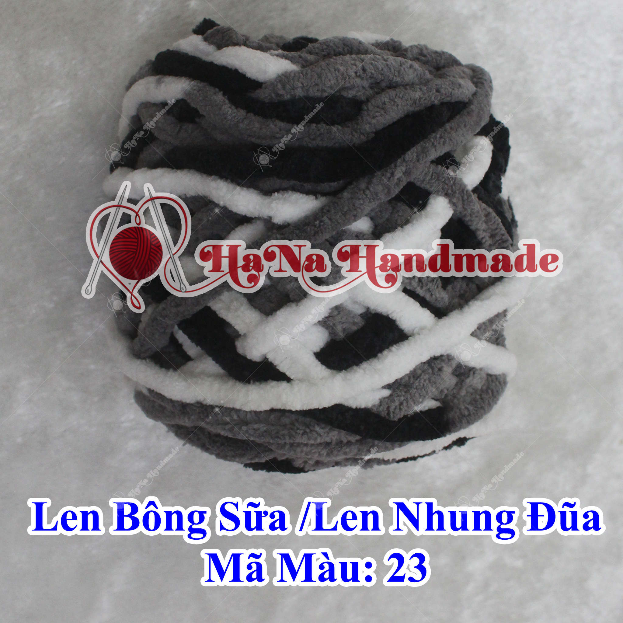 Len Bông Sữa / Len nhung đũa 90-95g (25k/cuộn)