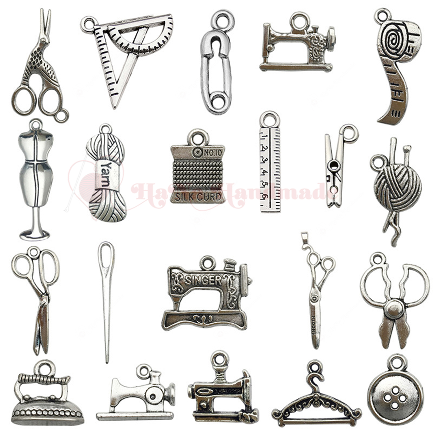 Hộp đánh dấu len họa tiết 21 mẫu