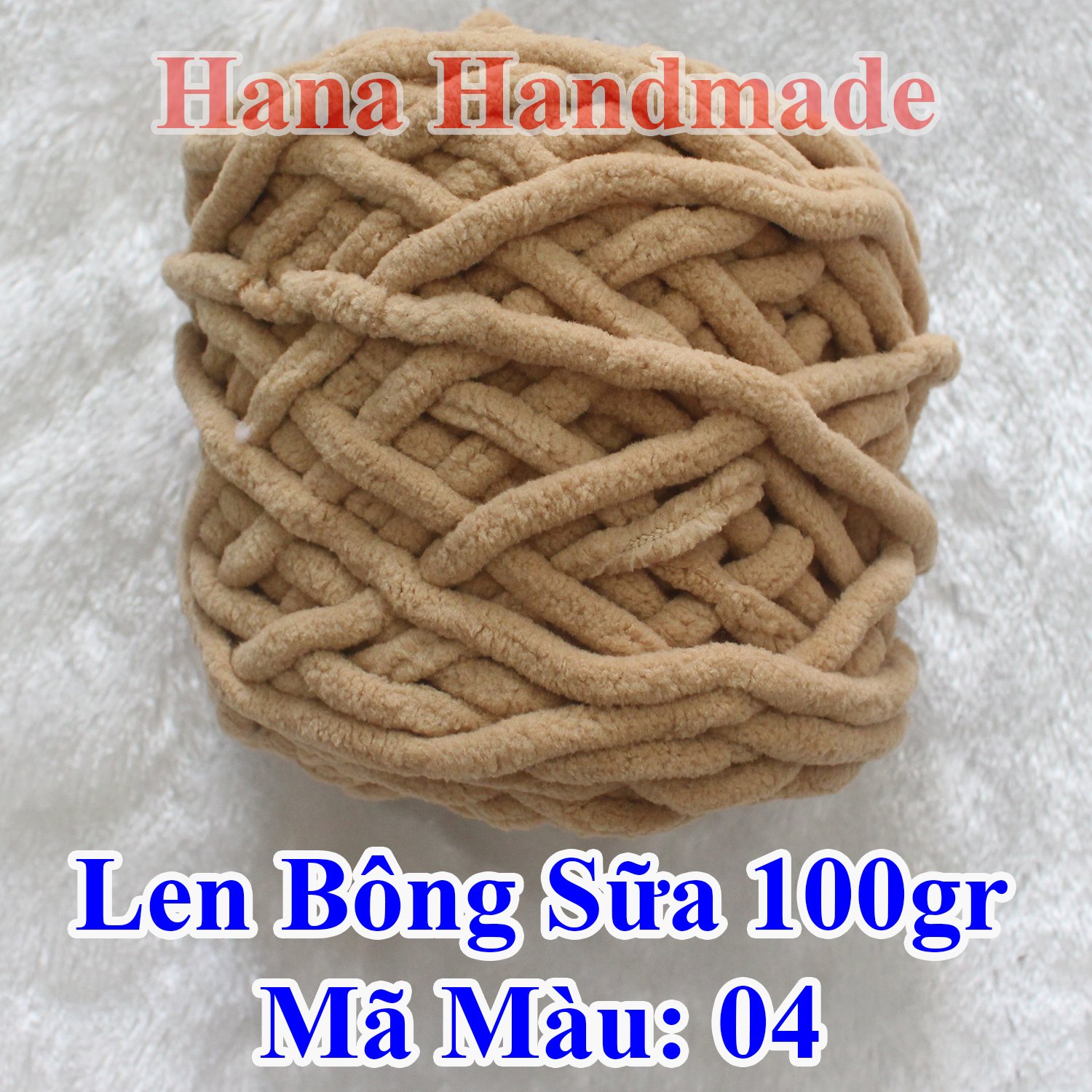 Len Bông Sữa / Len nhung đũa 90-95g (25k/cuộn)