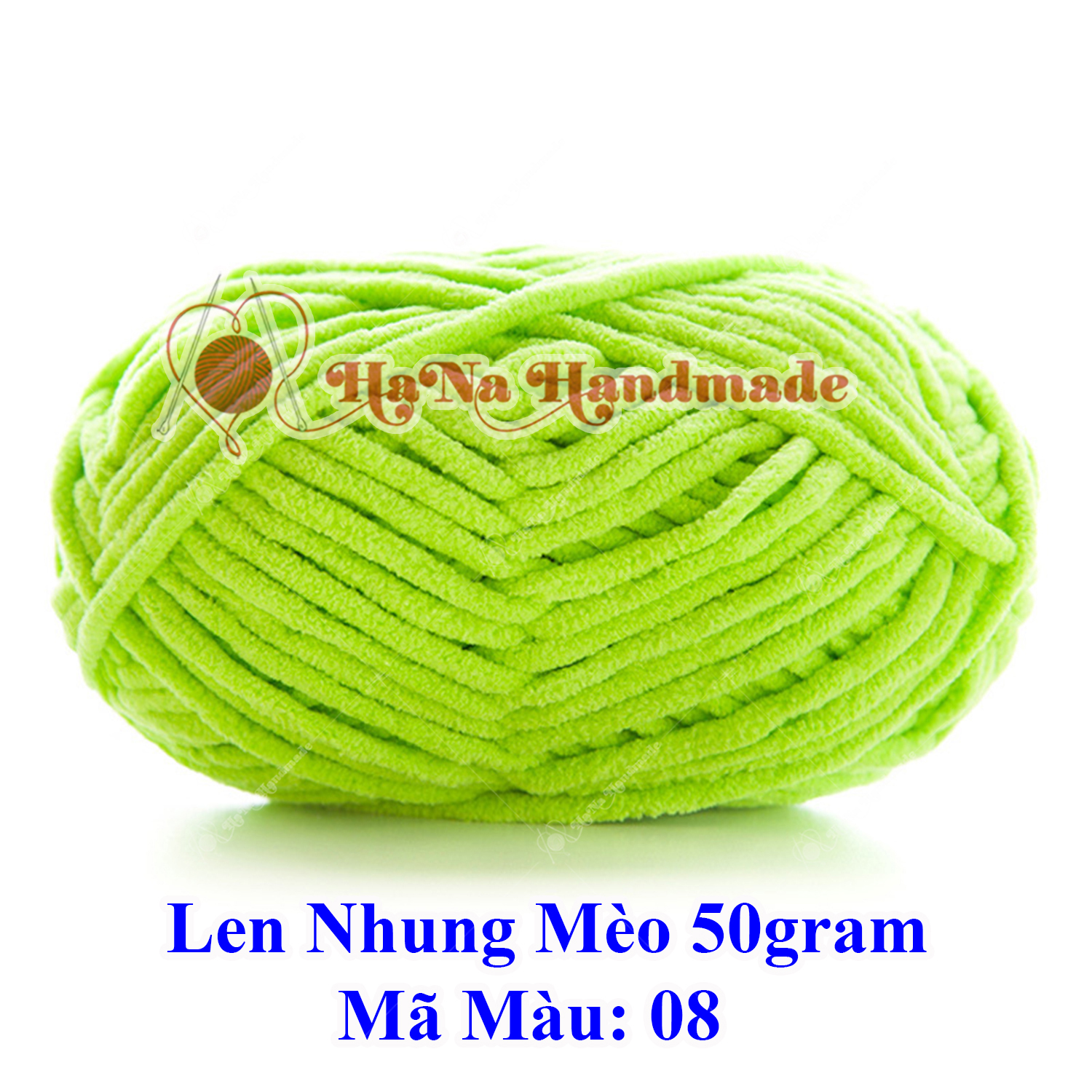 Len nhung mèo 3.5mm cuộn 50gram