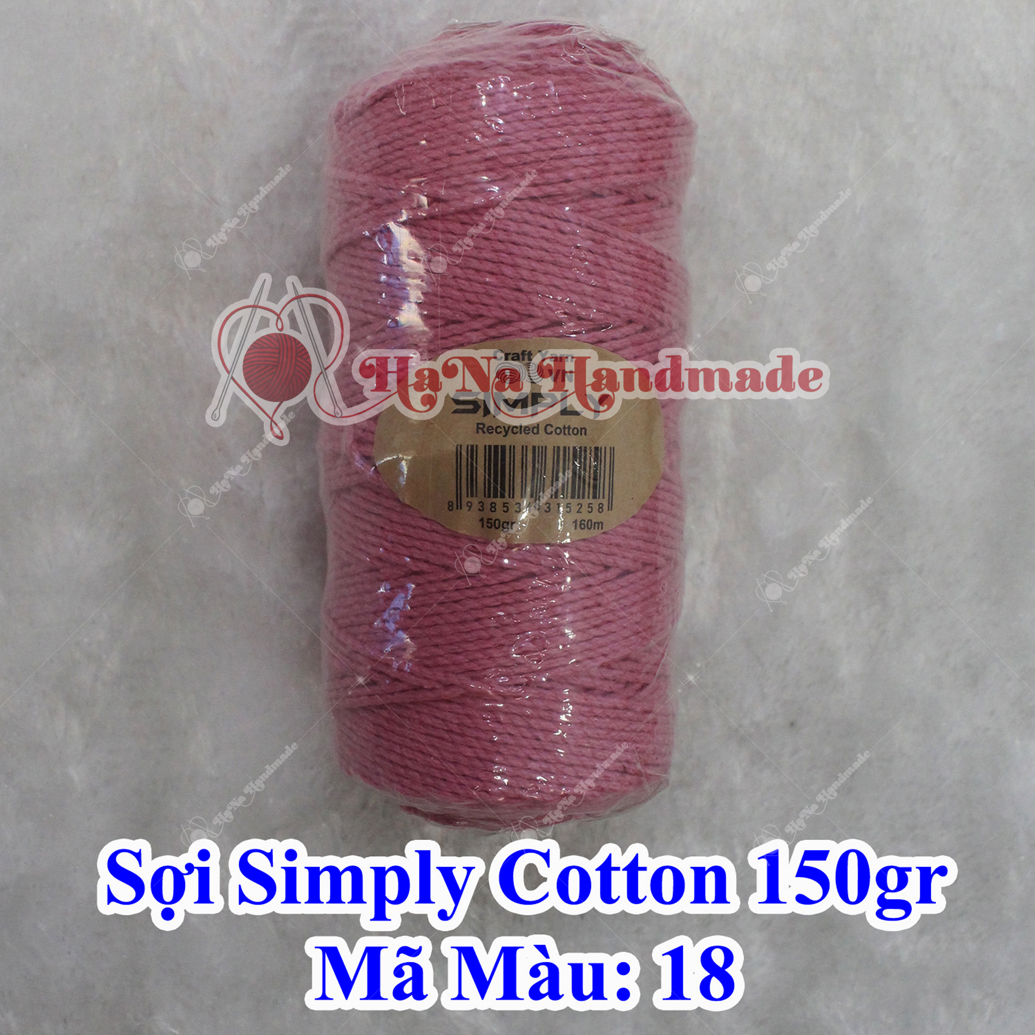 Sợi simply cotton 30k/cuộn/150gram