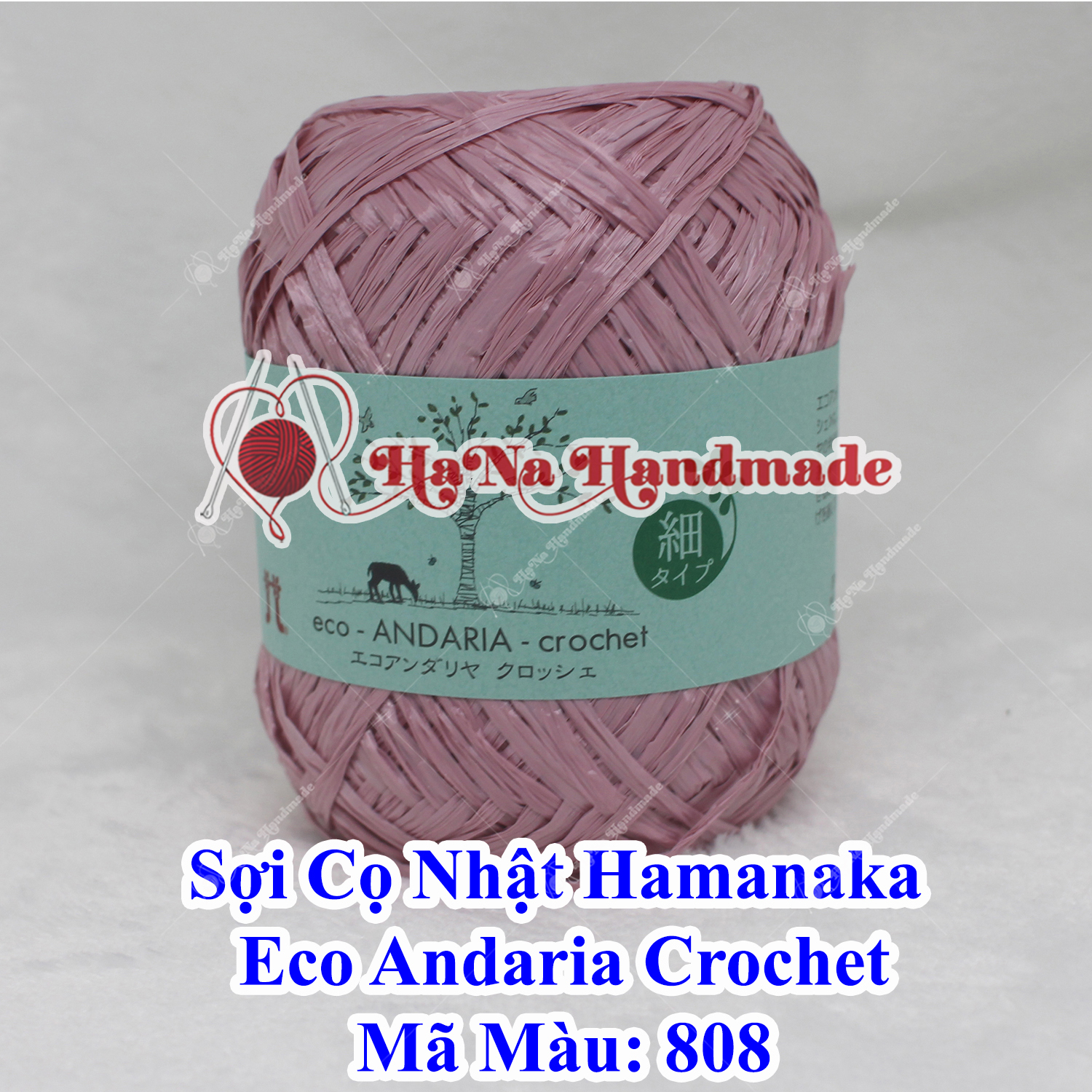 Sợi Cọ Nhật Hamanaka Eco Andaria Crochet