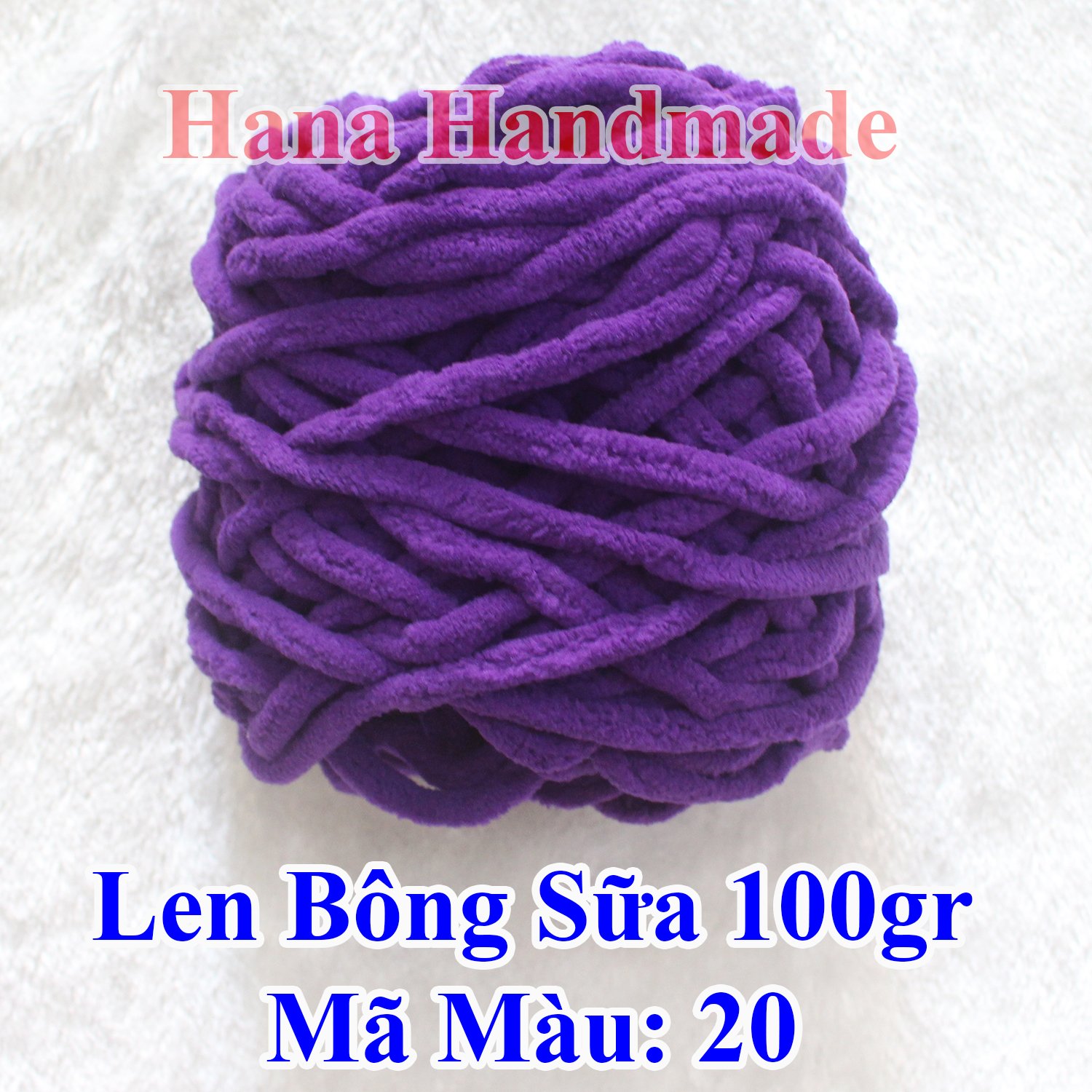 Len Bông Sữa / Len nhung đũa 90-95g (25k/cuộn)