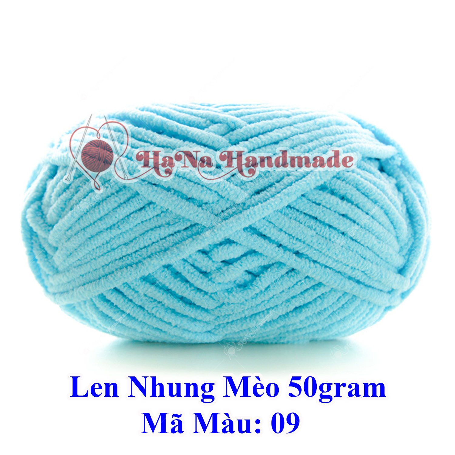 Len nhung mèo 3.5mm cuộn 50gram