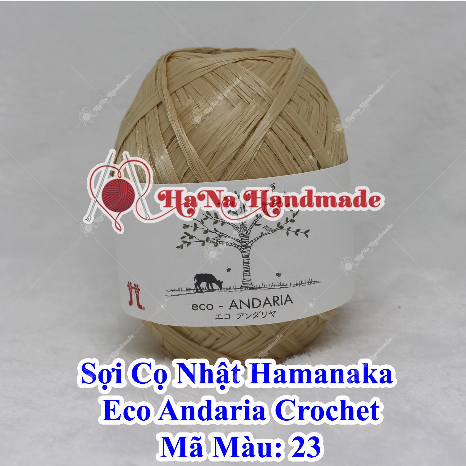 Sợi cọ Nhật Hamanaka 40g/ cuộn 80 mét